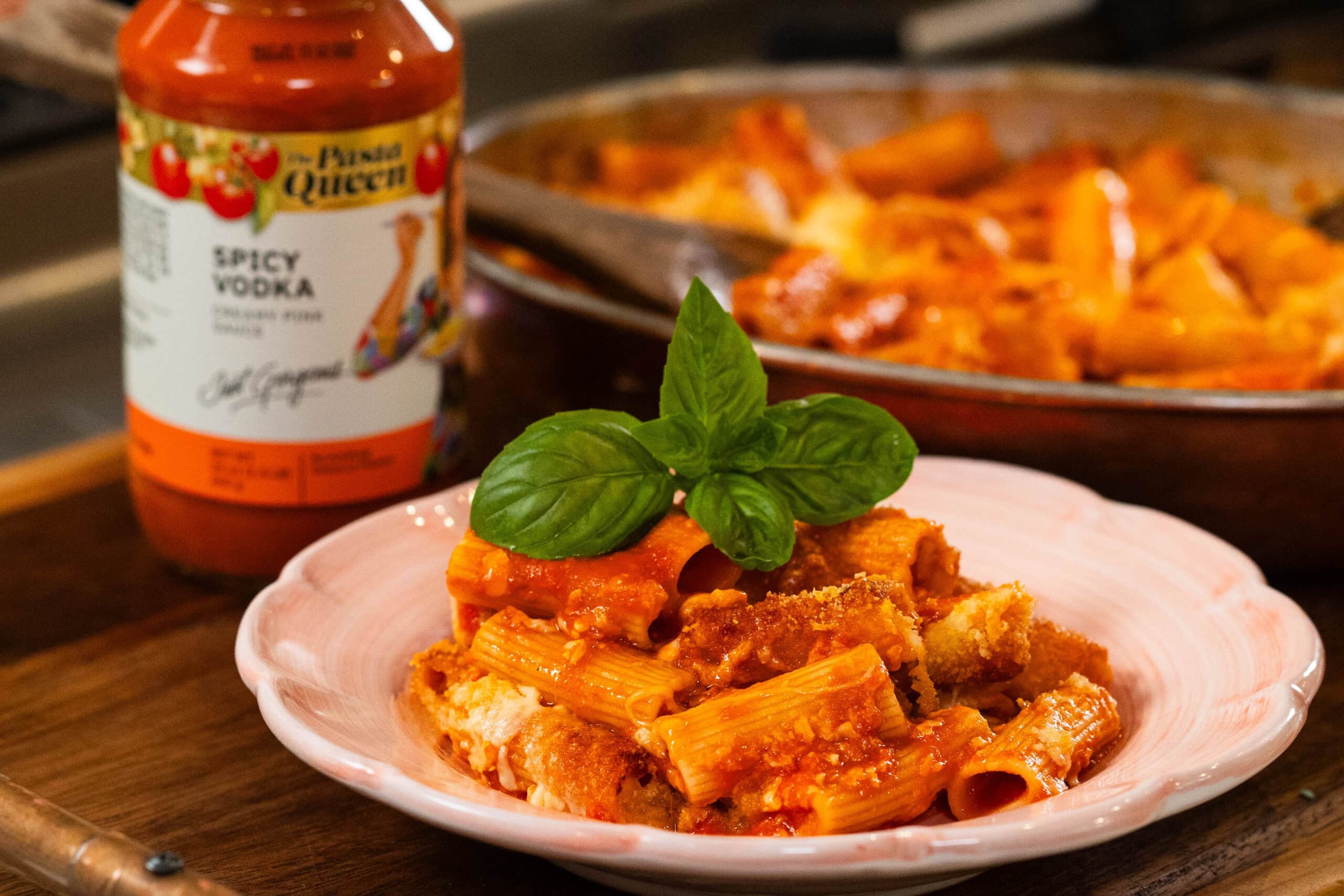 Baked Pasta with Spicy Vodka Sauce Recipe + Video Masterclass | The ...