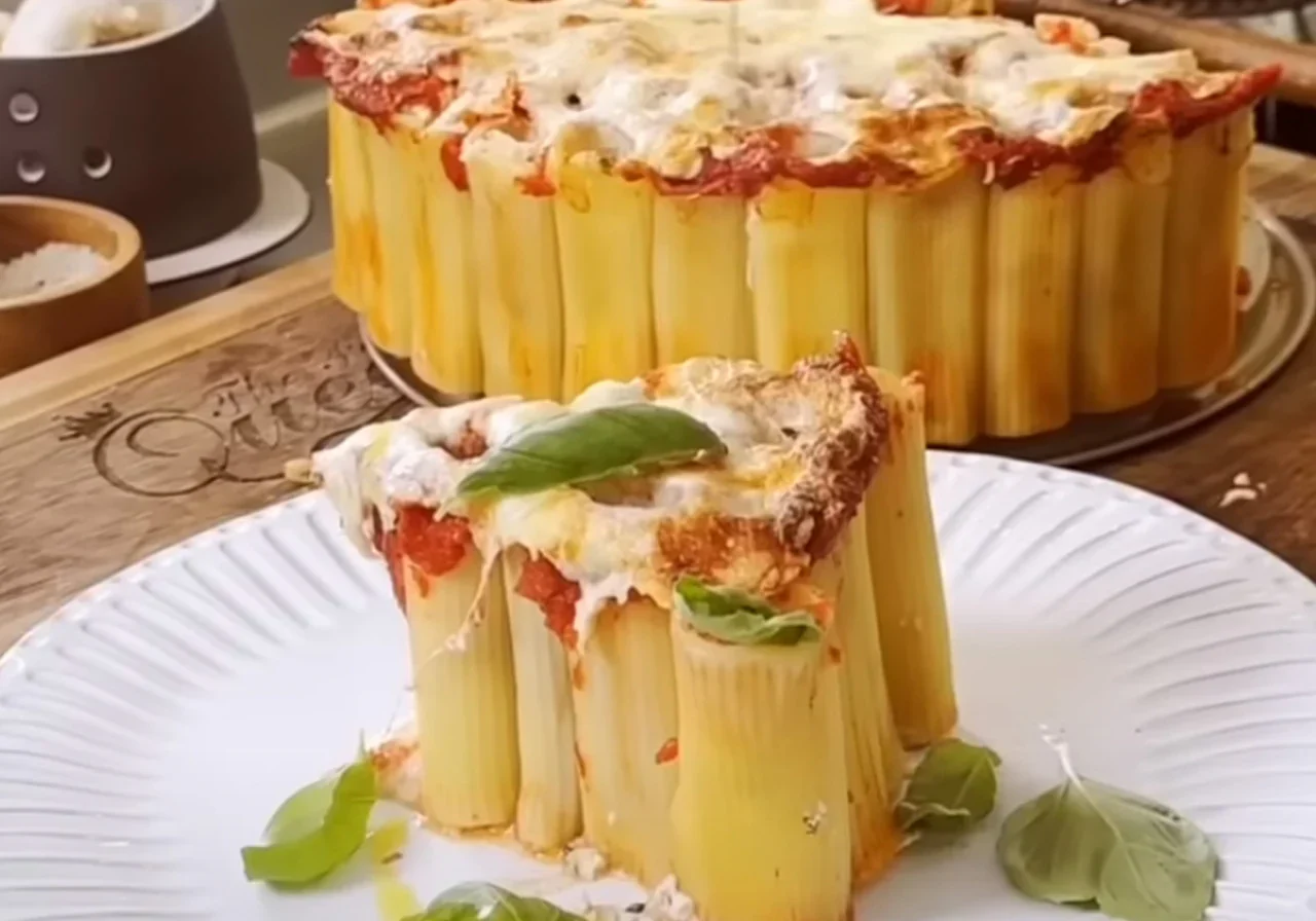 The Viral Honeycomb Pasta Cake